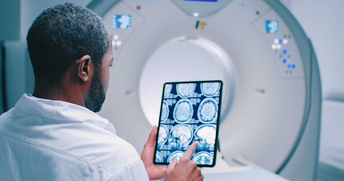 doctor analyzes X-ray film doctor analyzes X-ray film